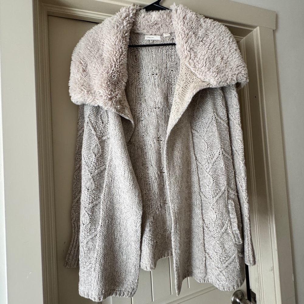 Faux Fur Cardigan